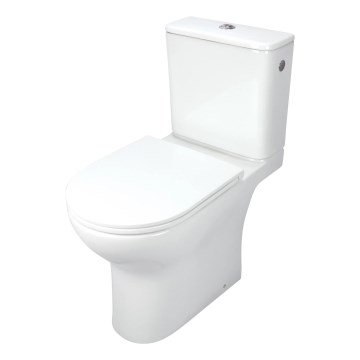 Deante CDJD6RPS - Επιδαπέδιο WC με κάθισμα JASMIN, κεραμικό/λευκό