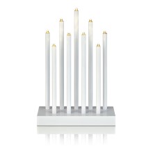 Markslöjd 702588 - Χριστουγεννιάτικο κερί LED VIIK 9xLED/0,54W/230/3V λευκό