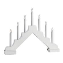 Markslöjd 706051 - Χριστουγεννιάτικο κερί LED EVELIN 7xLED/3W/230V λευκό