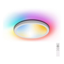 Aigostar - LED RGB Φωτιστικό οροφής μπάνιου dimming LED/18W/230V 3000-6500K διάμετρος 30 cm IP44 + τηλεχειριστήριο