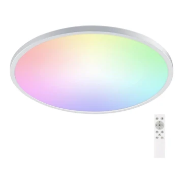 Aigostar - LED RGB Φωτιστικό οροφής μπάνιου dimming LED/24W/230V 3000-6500K διάμετρος 42 cm IP44 + τηλεχειριστήριο