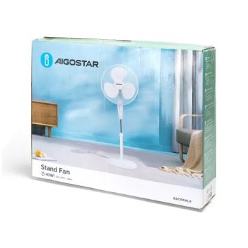 Aigostar - Βάση ανεμιστήρα 40W/230V λευκό