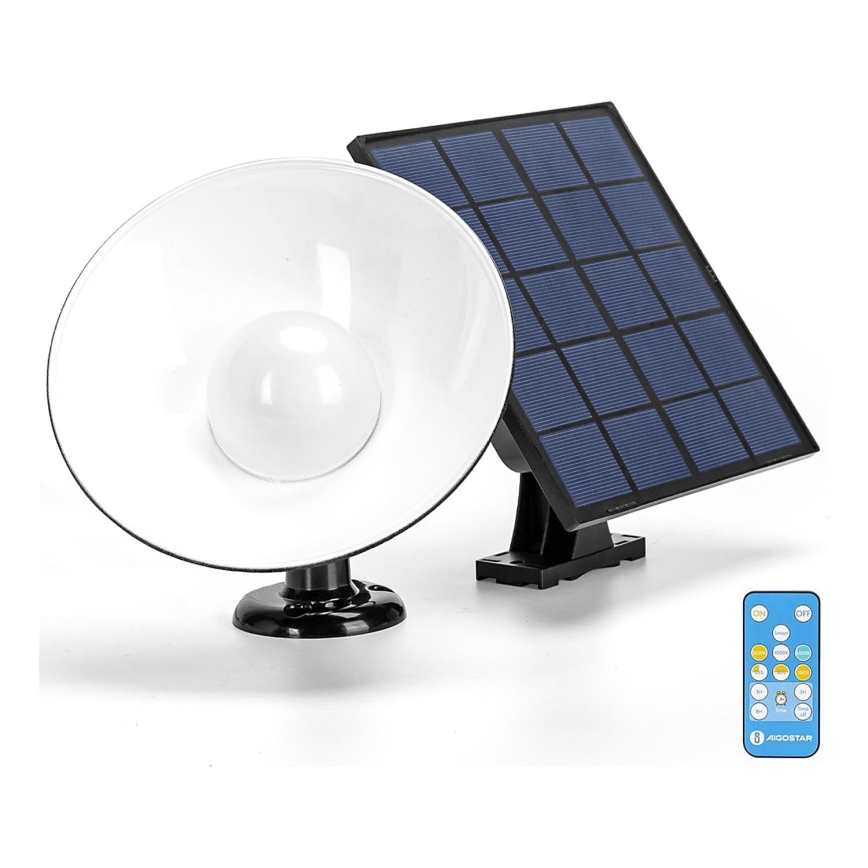 Aigostar - Ηλιακό φωτιστικό LED με αισθητήρα LED/3,2V 3000K/4000K/6500K IP65 + τηλεχειριστήριο