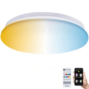 Aigostar - Φωτιστικό οροφής μπάνιου LED LED/18W/230V 3000-65000K IP44 + τηλεχειριστήριο