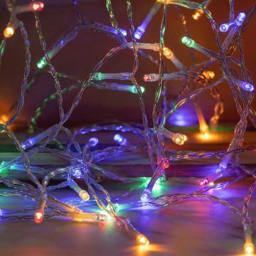 Aigostar - Χριστουγεννιάτικη φωτεινή αλυσίδα εξωτερικού χώρου LED 300xLED/8 λειτουργίες 33m IP44 πολύχρωμα
