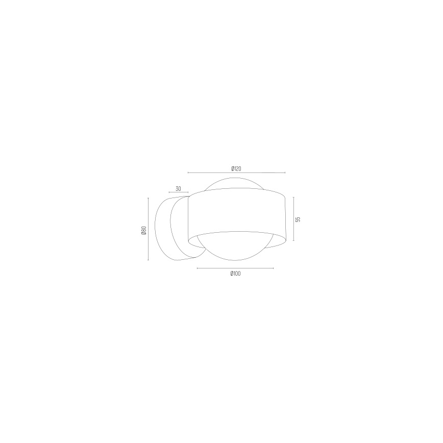 Argon 8567 - Επιτοίχιο φωτιστικό μπάνιου MASSIMO PLUS 1xG9/6W/230V IP44 χρυσαφί