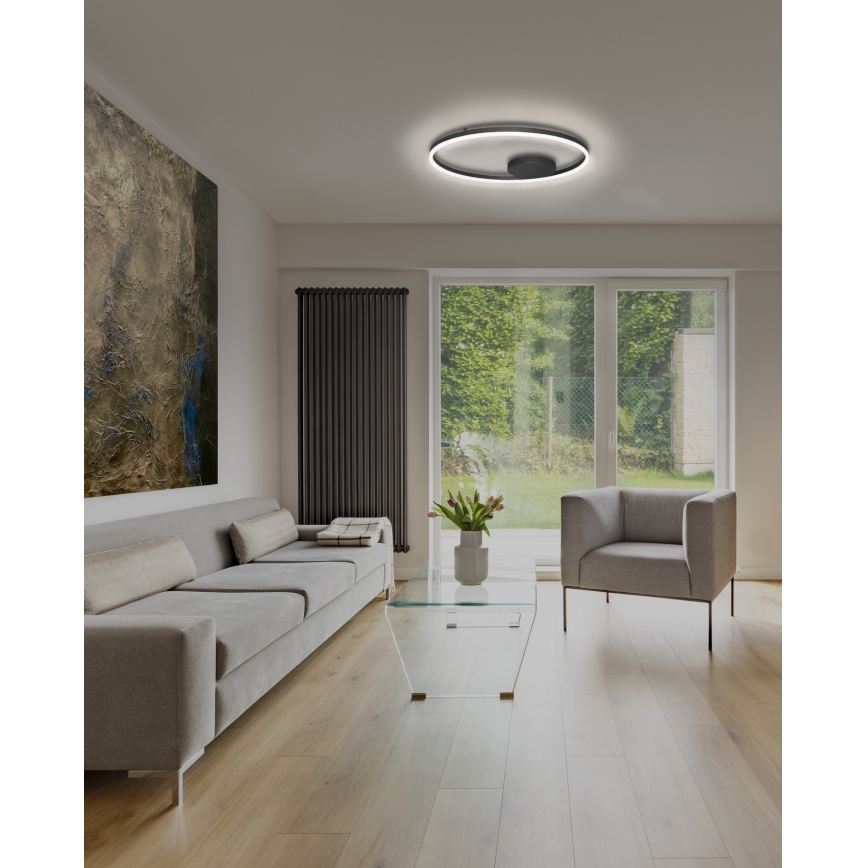 Azzardo AZ4703 - Φωτιστικό οροφής LED HALO LED/55W/230V μαύρο