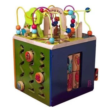 B-Toys - Κύβος δραστηριοτήτων Zoo καουτσουκόδεντρο