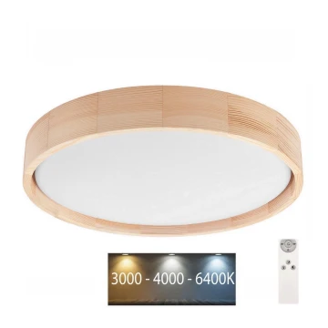 Brilagi - Dimmable Φως οροφής LED MANAROLA LED/24W/230V  + RC 3000-6500K