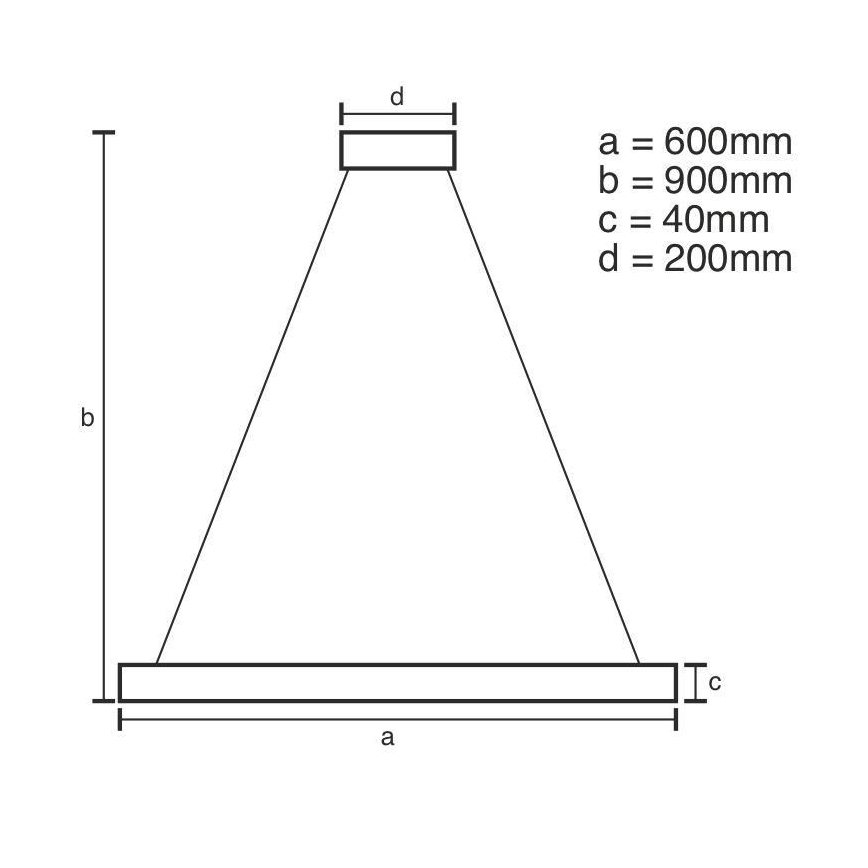 Brilagi - Led Dimmable κρεμαστό φωτιστικό οροφής CIRCLE LED/42W/230V 3000-6500K + τηλεχειριστήριο