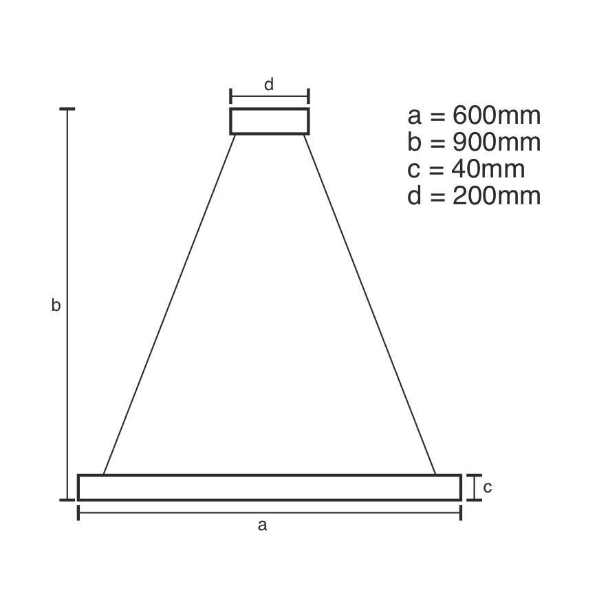 Brilagi - Led Dimmable κρεμαστό φωτιστικό οροφής CIRCLE LED/42W/230V 3000-6500K + τηλεχειριστήριο