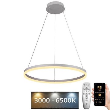 Brilagi - Led Dimmable κρεμαστό φωτιστικό οροφής CIRCLE LED/42W/230V 3000-6500K + τηλεχειριστήριο