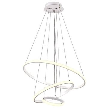 Brilagi - Led Dimmable κρεμαστό φωτιστικό οροφής CIRCLE LED/90W/230V 3000-6500K + τηλεχειριστήριο