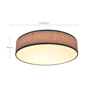 Brilagi - LED Dimmable φωτιστικό οροφής ADELA LED/48W/230V 3000-6500K διάμετρος 40 cm + τηλεχειριστήριο