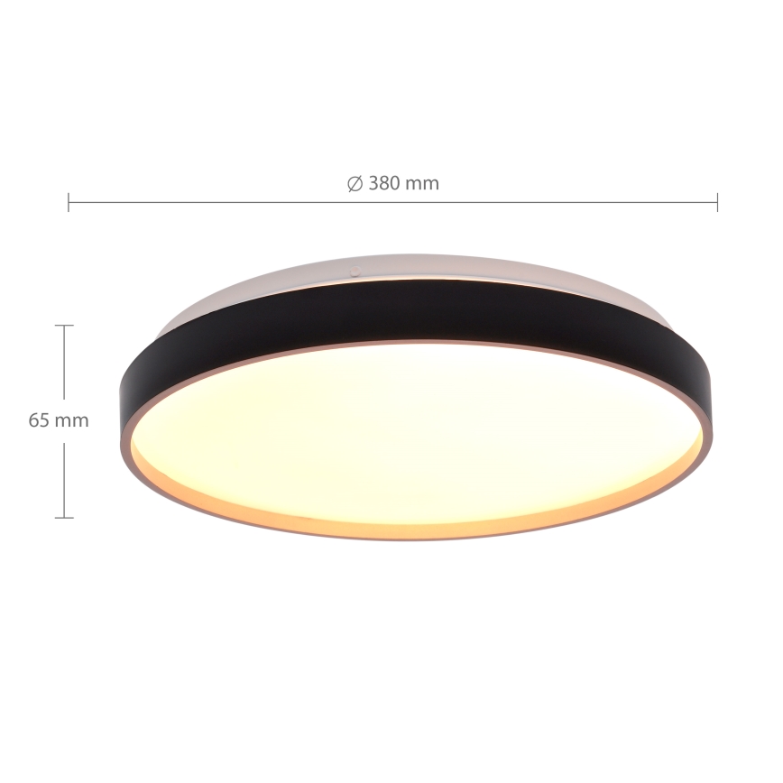 Brilagi - LED Dimmable φωτιστικό οροφής CALA LED/48W/230V 3000-6500K διάμετρος 38 cm + τηλεχειριστήριο