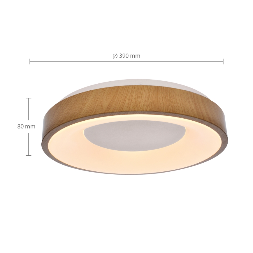 Brilagi - LED Dimmable φωτιστικό οροφής DORIA LED/48W/230V 3000-6500K διάμετρος 39 cm + τηλεχειριστήριο