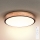 Brilagi - LED Dimmable φωτιστικό οροφής GLORIA LED/48W/230V 3000-6500K δρυς διάμετρος 40 cm + τηλεχειριστήριο