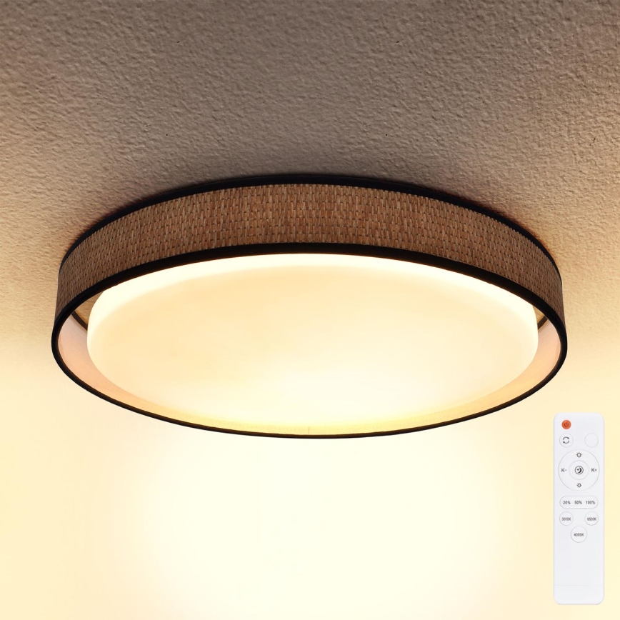 Brilagi - LED Dimmable φωτιστικό οροφής PILAR LED/48W/230V 3000-6500K διάμετρος 43 cm + τηλεχειριστήριο