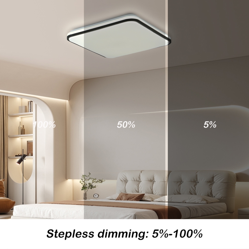 Brilagi - LED Dimmable φωτιστικό οροφής SMART LED/28W/230V 3000-6000K 40x40 cm Wi-Fi Tuya + τηλεχειριστήριο