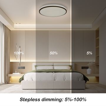 Brilagi - LED Dimmable φωτιστικό οροφής SMART LED/28W/230V 3000-6000K διάμετρος 35 cm Wi-Fi Tuya + τηλεχειριστήριο