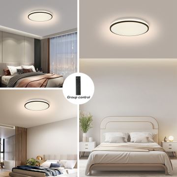 Brilagi - LED Dimmable φωτιστικό οροφής SMART LED/28W/230V 3000-6000K διάμετρος 35 cm Wi-Fi Tuya + τηλεχειριστήριο