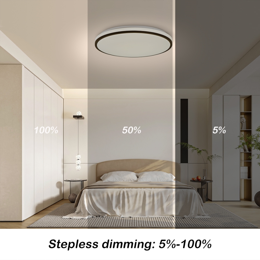 Brilagi - LED Dimmable φωτιστικό οροφής SMART LED/36W/230V 3000-6000K διάμετρος 45 cm Wi-Fi Tuya + τηλεχειριστήριο