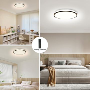 Brilagi - LED Dimmable φωτιστικό οροφής SMART LED/36W/230V 3000-6000K διάμετρος 45 cm Wi-Fi Tuya + τηλεχειριστήριο