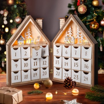 Brilagi -LED Χριστουγεννιάτικο διακοσμητικό LED/2xAAA advent calendar