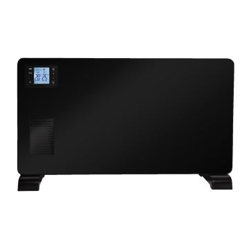 Brilagi - Ηλεκτρικός θερμοπομπός 1000/1300/2300W LCD/timer/TURBO/θερμοστάτης μαύρο + τηλεχειριστήριο