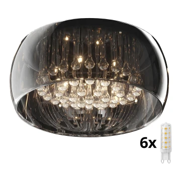 Brilagi - Κρυστάλλινο φωτιστικό οροφής LED JEWEL 6xG9/42W/230V