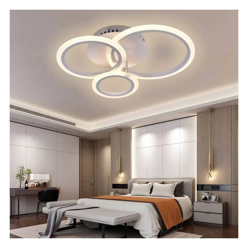 Brilagi - Πλαφονιέρα ντιμαριζόμενη LED ORBITS LED/40W/230V 3000-6500K λευκό + τηλεχειριστήριο