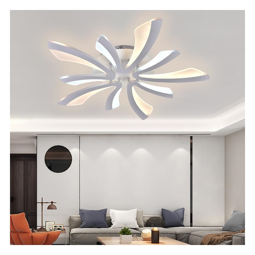 Brilagi -Πλαφονιέρα οροφής ντιμαριζόμενη LED TWIST LED/55W/230V 3000-6500K λευκό + τηλεχειριστήριο