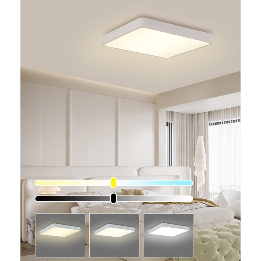 Brilagi - Φωτιστικό οροφής LED POOL LED/36W/230V 3000/4500/6000K 40x40 cm λευκό