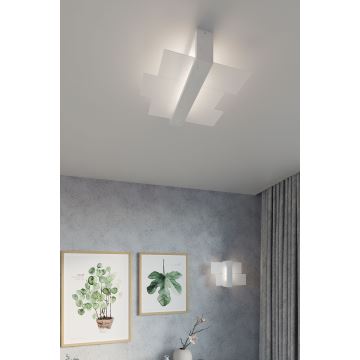 Brilagi -  Φωτιστικό τοίχου LED HERA 1xE27/7,5W/230V λευκό