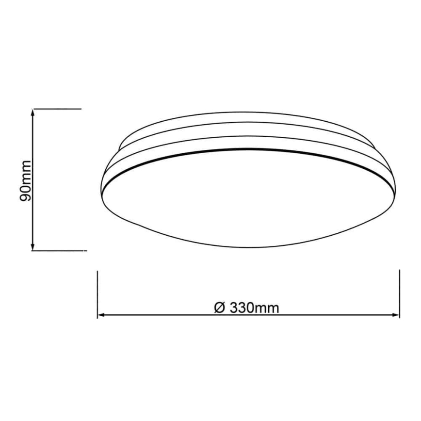 Brilliant - LED RGBW Dimmable φωτιστικό οροφής MIDWAY LED/14W/230V 3100-6500K Wi-Fi Tuya + τηλεχειριστήριο