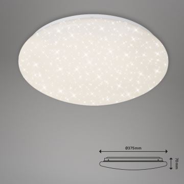 Brilo - LED Dimmable φωτιστικό οροφής STARRY SKY LED/22W/230V 3000-6000K + τηλεχειριστήριο