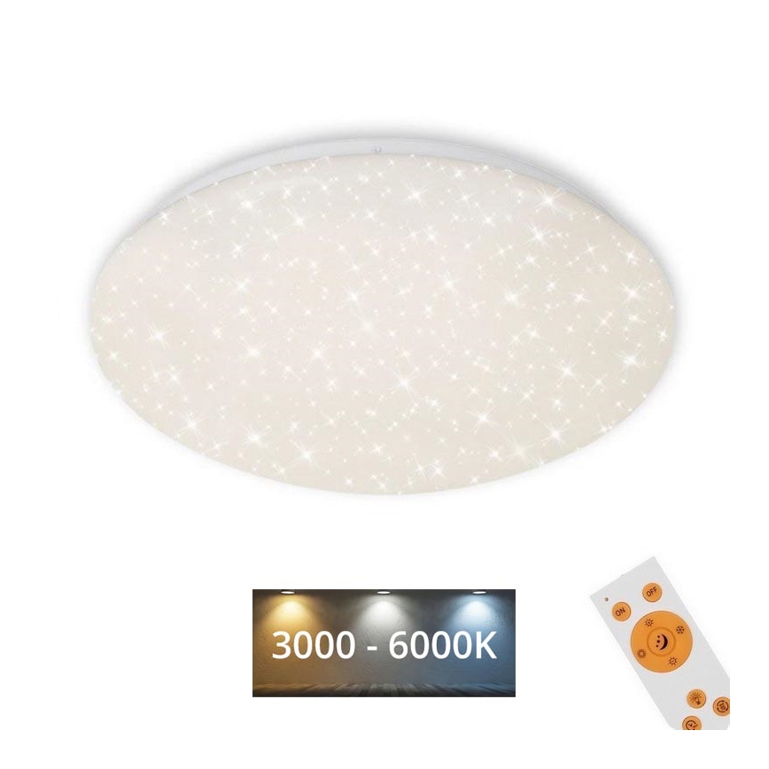 Brilo - LED Dimmable φωτιστικό οροφής STARRY SKY LED/22W/230V 3000-6000K + τηλεχειριστήριο
