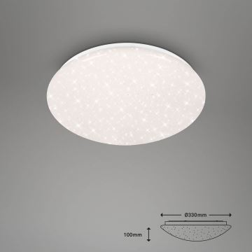 Brilo - LED RGBW Dimmable φωτιστικό μπάνιου LED/19W/230V 3000-6500K IP44 Wi-Fi Tuya + τηλεχειριστήριο