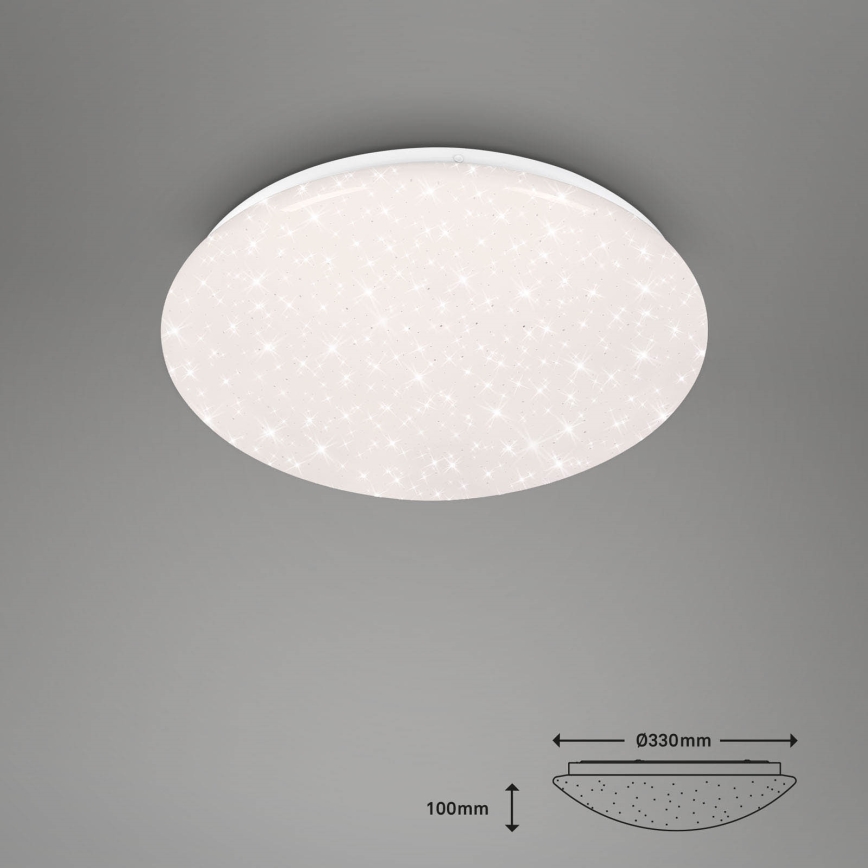 Brilo - LED RGBW Dimmable φωτιστικό μπάνιου LED/19W/230V 3000-6500K IP44 Wi-Fi Tuya + τηλεχειριστήριο