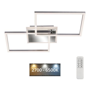 Brilo - Πλαφονιέρα οροφής LED ντιμαριζόμενη FRAME 2xLED/20W/230V 2700-6500K + τηλεχειριστήριο