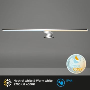 Briloner 2299-018 - LED Dimmable φωτισμός καθρέφτη μπάνιου COOL&COSY LED/8W/230V 2700/4000K IP44