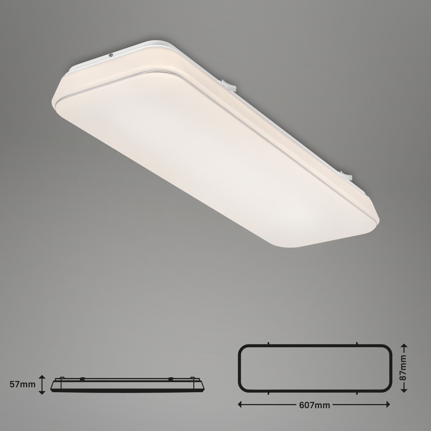 Briloner 3040-016 - LED Dimmable φωτιστικό οροφής RUPA LED/24W/230V