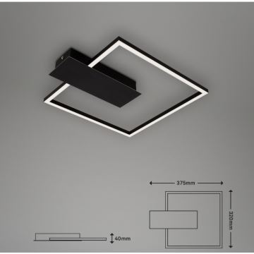 Briloner 3544-015 - LED Dimmable φωτιστικό οροφής NICO DUO LED/12W/230V