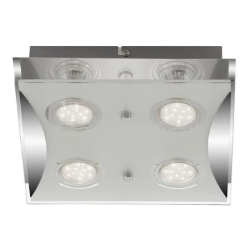 Briloner 3572-048 - Φωτιστικό οροφής LED FLASH 4xGU10/3W/230V