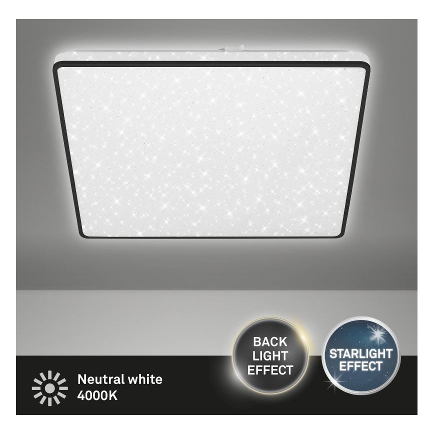 Briloner 3749-415 - Φωτιστικό οροφής LED LINO LED/24W/230V μαύρο