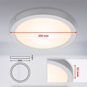 Briloner 7141-014 - Φωτιστικό οροφής LED FIRE LED/21W/230V 3000K