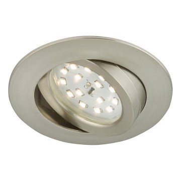 Briloner 7209-012 -Χωνευτό φωτιστικό οροφής μπάνιου LED LED/5W/230V IP23