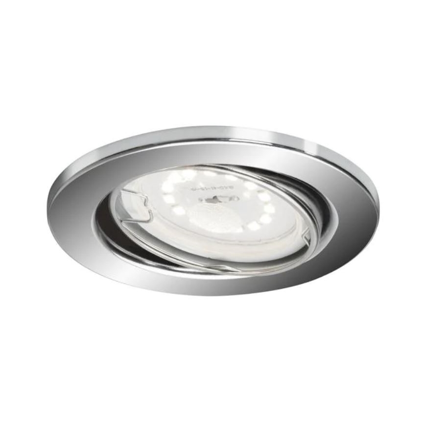 Briloner 7277-038 - ΣΕΤ 3x LED Dimmable χωνευτό φωτιστικό μπάνιου 1xGU10/5W/230V IP23