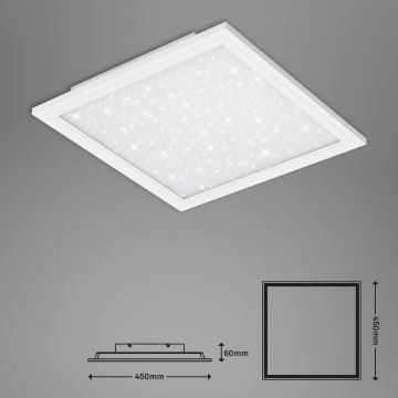 Briloner 7302-016 - LED Dimmable φωτιστικό οροφής STARRY SKY LED/23W/230V 3000-6000K + τηλεχειριστήριο