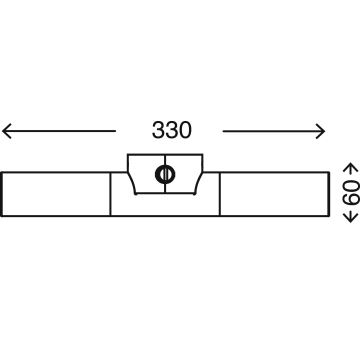 Briloner - Φωτισμός καθρέφτη SPLASH 2xE14/9W/230V